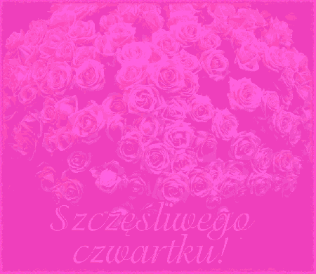 Duży bukiet kwiatów szczęśliwego czwartku